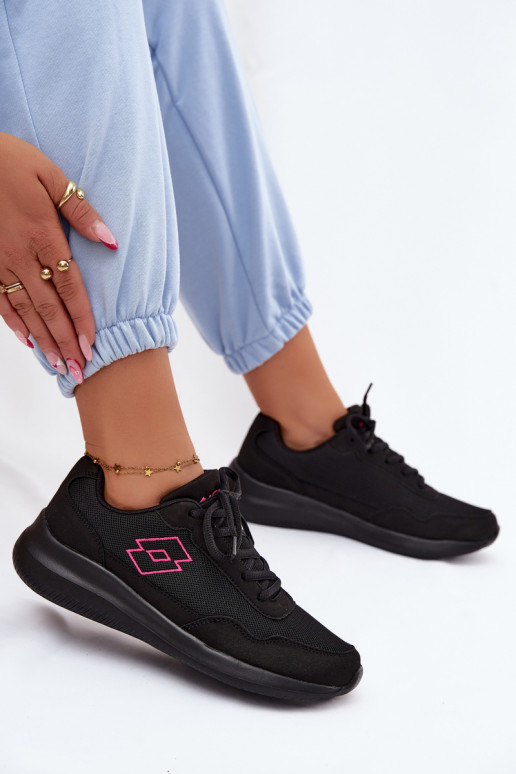 Unisex sportschoenen LOTTO CONNECT 2400001 zwarte kleur