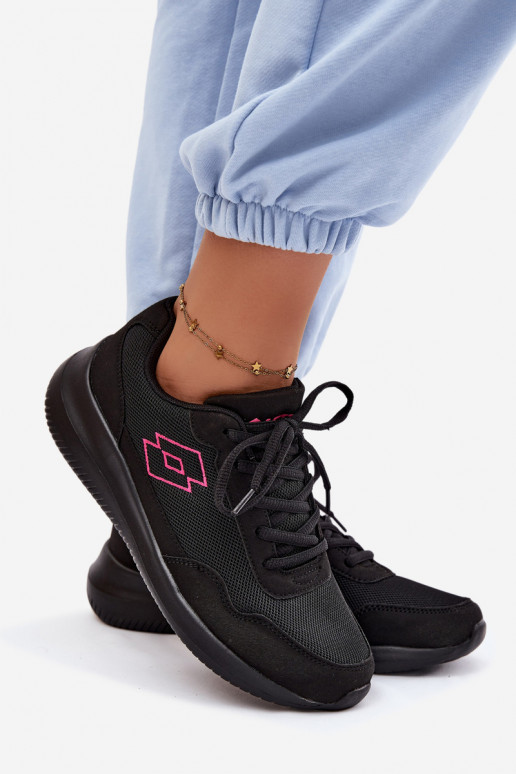 Unisex Sportschuhe LOTTO CONNECT 2400001 schwarze Farbe
