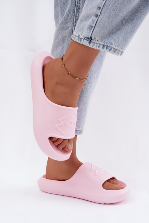 Dames lichte slippers LOTTO SLAY 2400471U roze kleur