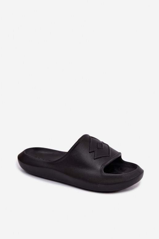 Damen leichte Slipper LOTTO SLAY 2400471U schwarze Farbe