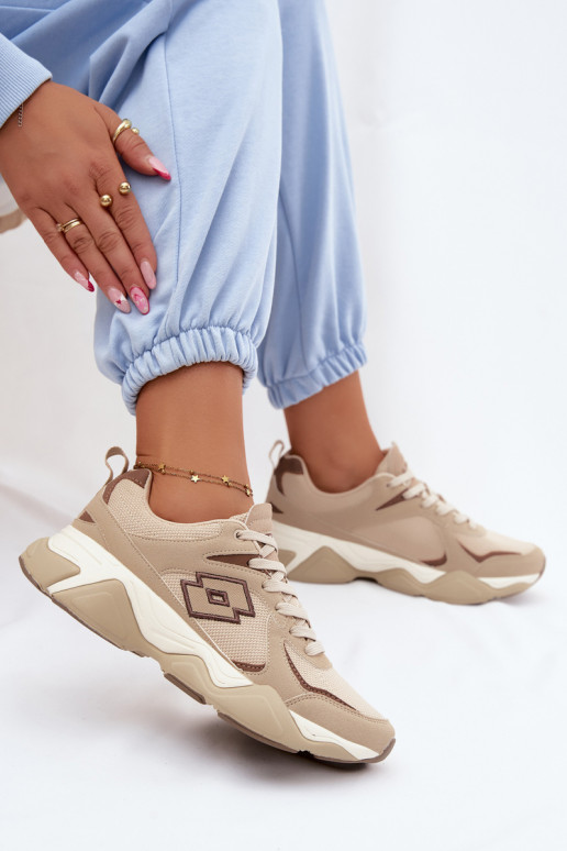 Heren sneakers LOTTO INANY 2401530 zandkleur