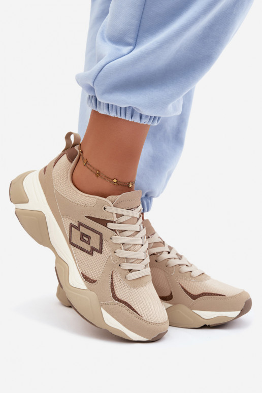 Heren sneakers LOTTO INANY 2401530 zandkleur