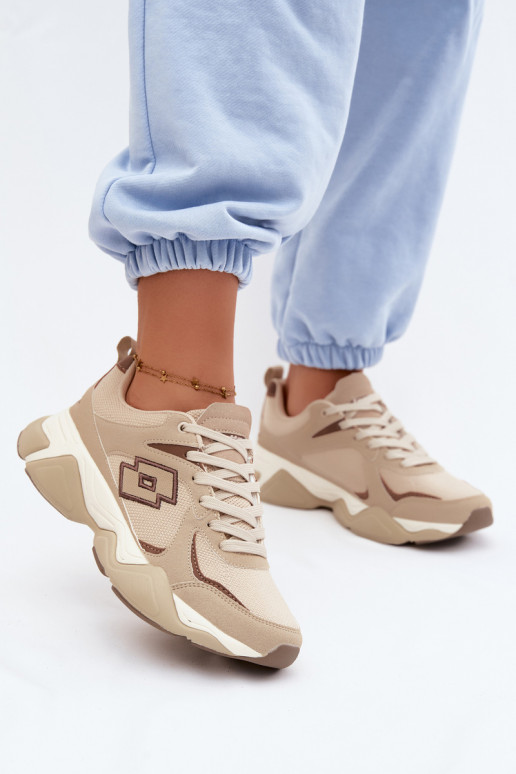 Heren sneakers LOTTO INANY 2401530 zandkleur