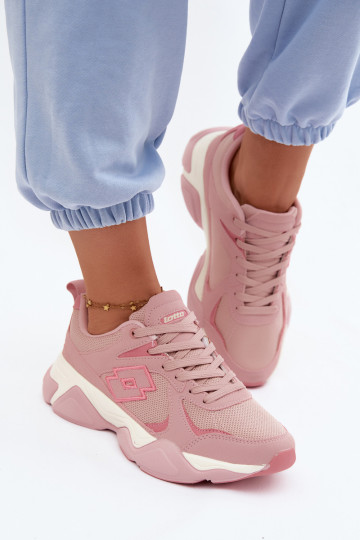 Baskets pour hommes LOTTO INANY 2401530 couleur rose