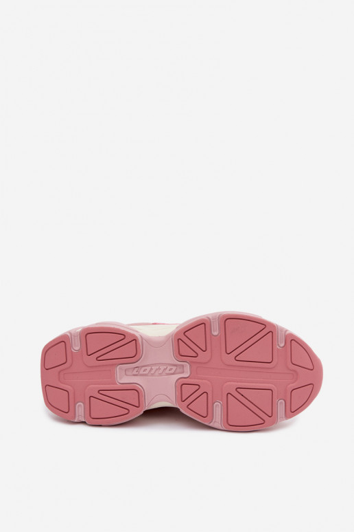 Baskets pour hommes LOTTO INANY 2401530 couleur rose