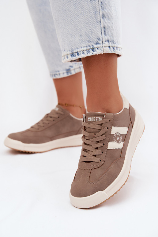 Chaussures de sport pour femmes Big Star UU274025 en couleur sable