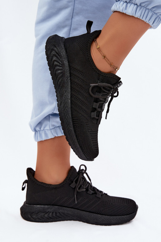 Chaussures de sport à enfiler pour femmes Big Star UU274057 en couleur noire
