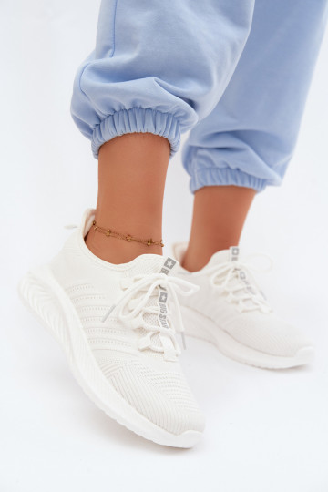 Instap sportschoenen voor dames Big Star UU274056 in witte kleur