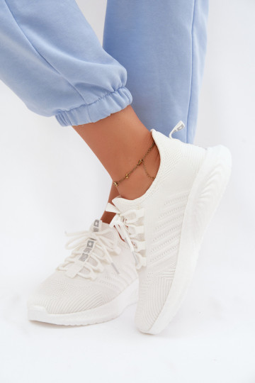Instap sportschoenen voor dames Big Star UU274056 in witte kleur 2