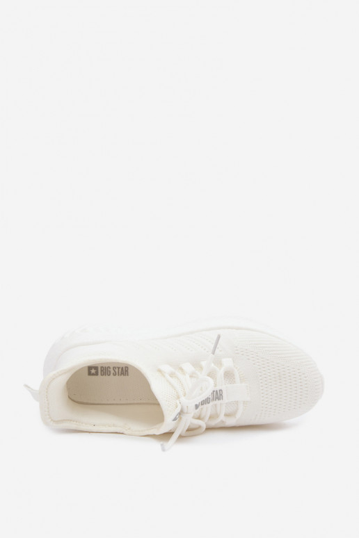 Slipper-Sportliche Schuhe für Damen Big Star UU274056 in weißer Farbe