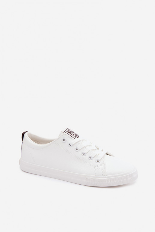 Witte dames sneakers van faux leather Big Star TT274960