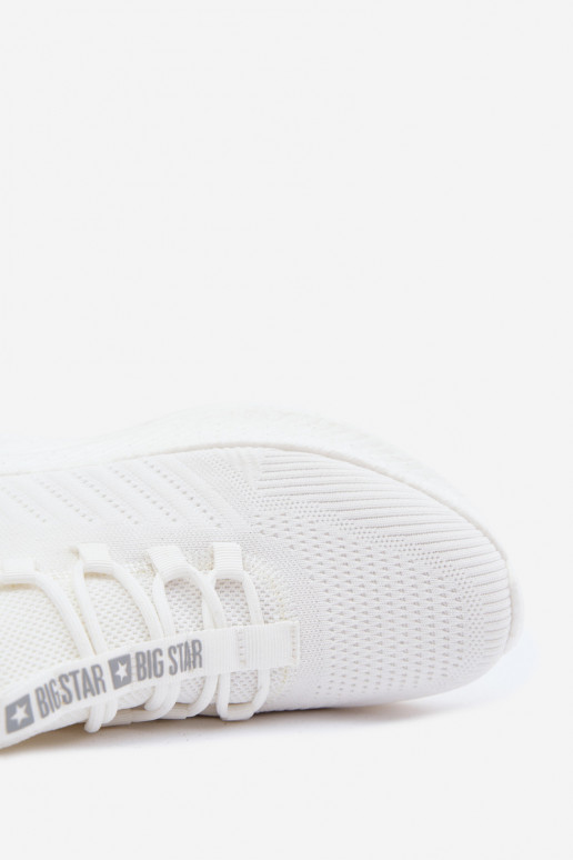 Chaussures de sport pour hommes blanches Big Star UU174004