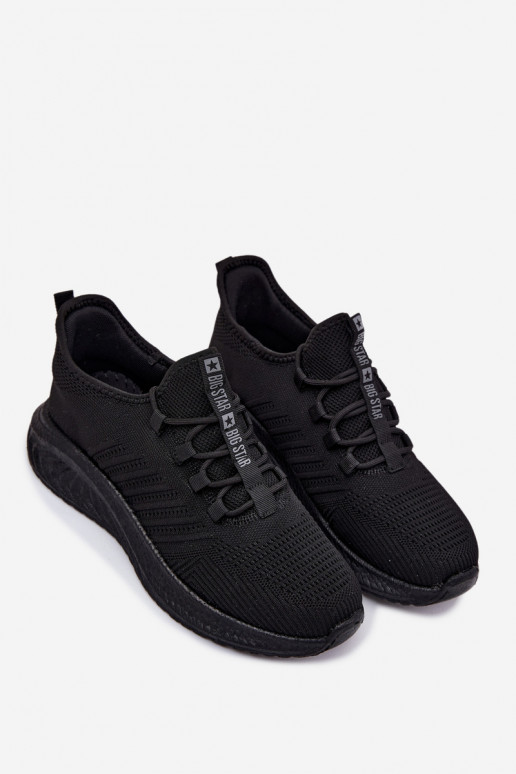 Schwarze Herren-Sportschuhe Big Star UU174003