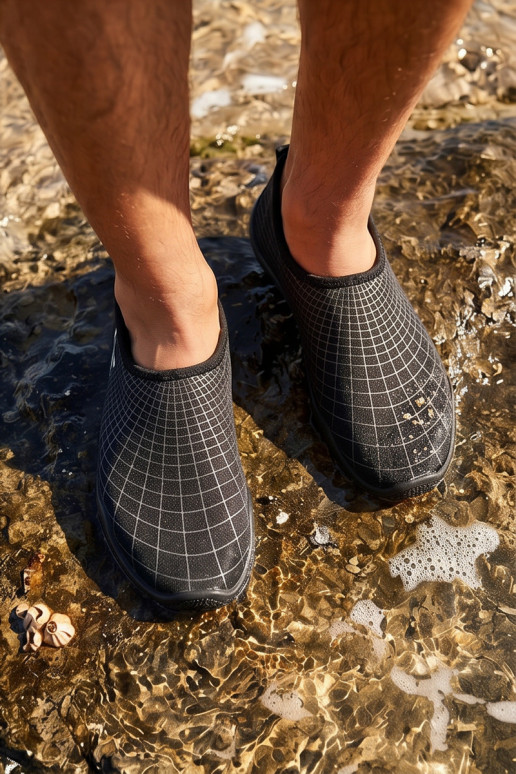 Wasserdichte Herrenschuhe PROWATER PRO-24-48-054M schwarze Farbe