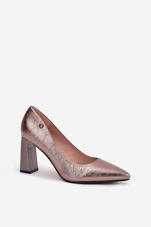 Chaussures à talons gris Vinceza 62252