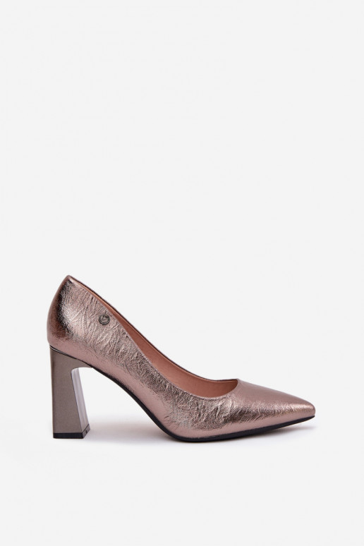 Graue High-Heel-Schuhe Vinceza 62252