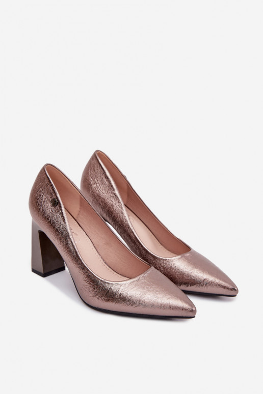 Graue High-Heel-Schuhe Vinceza 62252