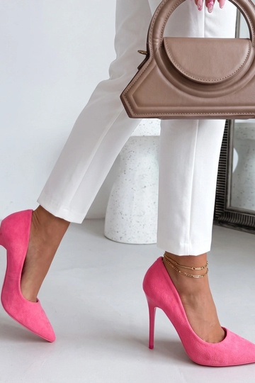 Roze klassieke hakken Nicole 2