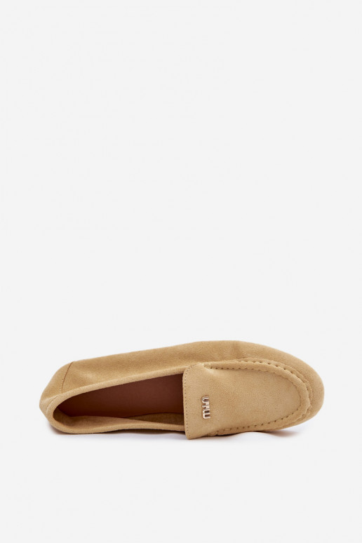 Mocassins jaunes pour femmes avec détails dorés Sarivelle