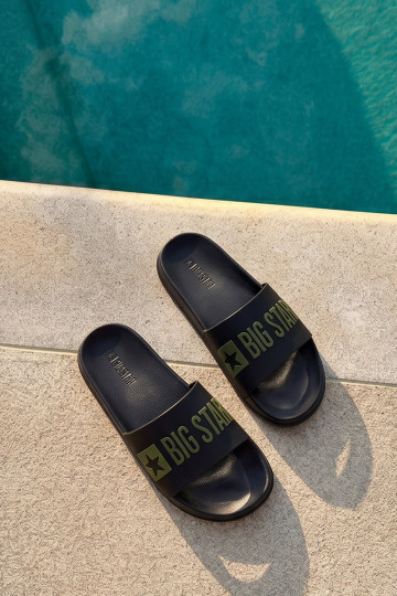 Zwarte heren slippers "Big Star SS174359"