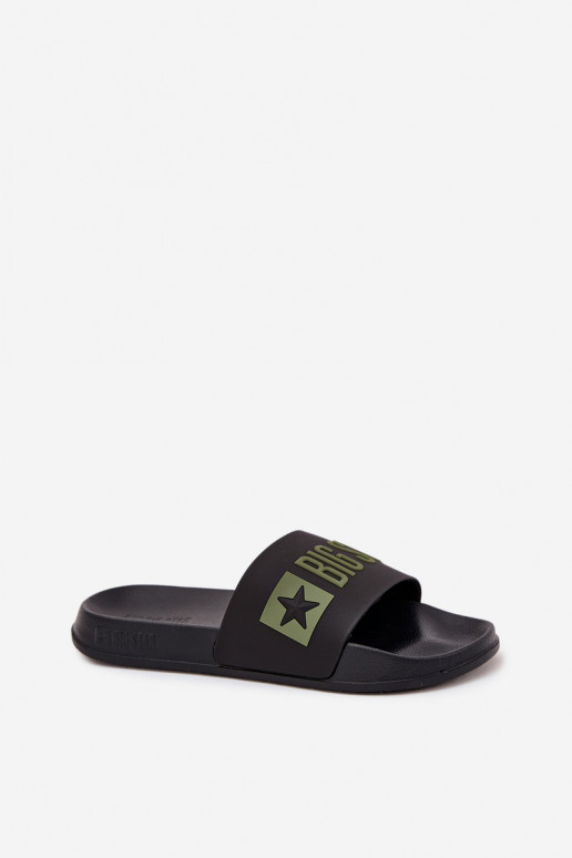 Schwarze Herren-Slipper "Big Star SS174359"