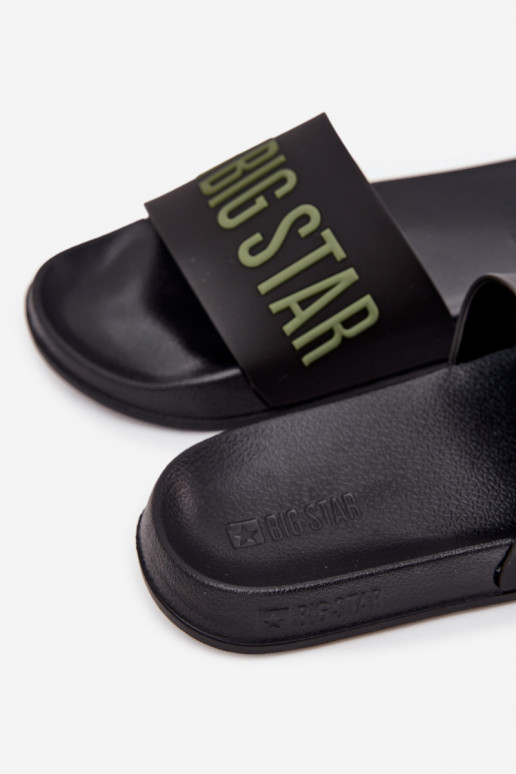 Chaussons pour hommes noires "Big Star SS174359"