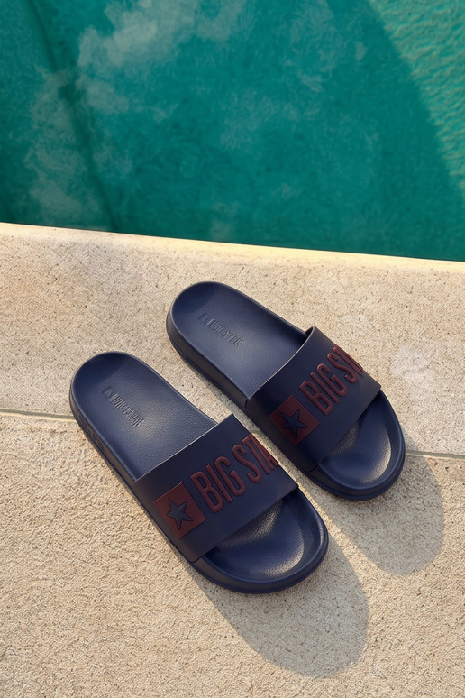 Chaussons pour hommes bleu foncé "Big Star SS174361"