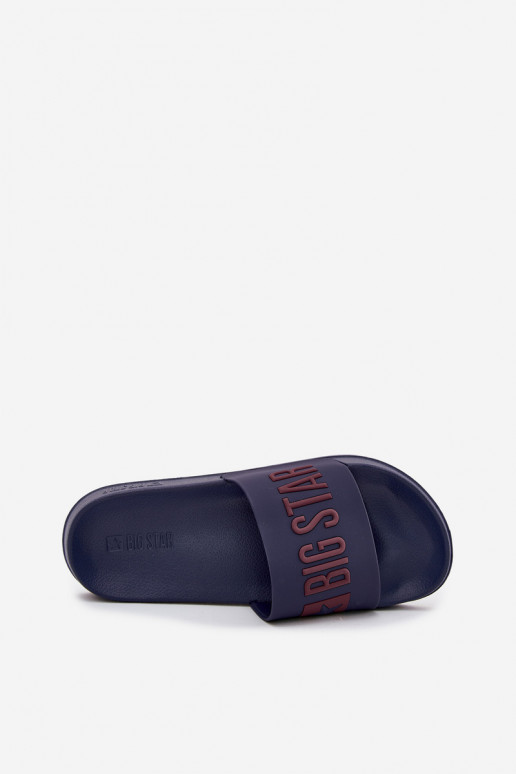 Donkerblauwe heren slippers "Big Star SS174361"
