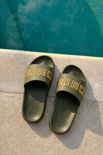 Groene heren slippers "Big Star SS174360"