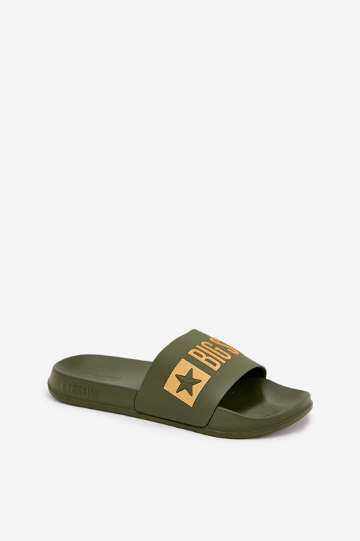 Groene heren slippers "Big Star SS174360"