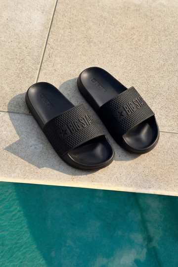 Herren Slipper auf leichtem Sohle Big Star SS174356 in Schwarz
