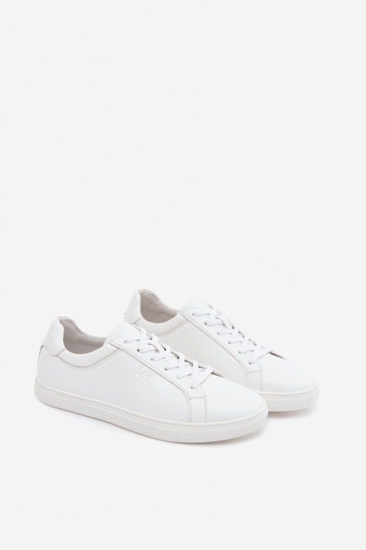 Baskets blanches pour hommes LEE JOE MEN LOIN