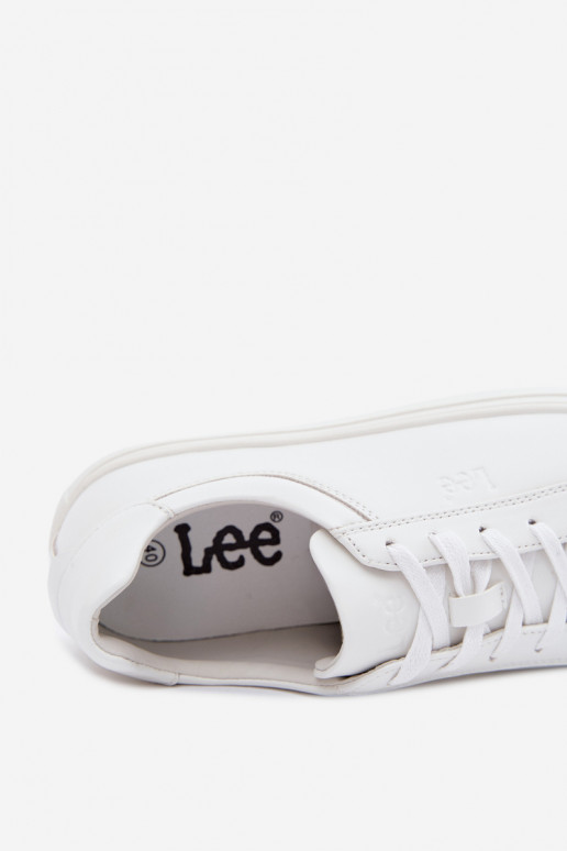 Baskets blanches pour hommes LEE JOE MEN LOIN