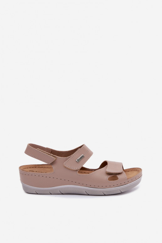 Bruine dames sandalen Inblu