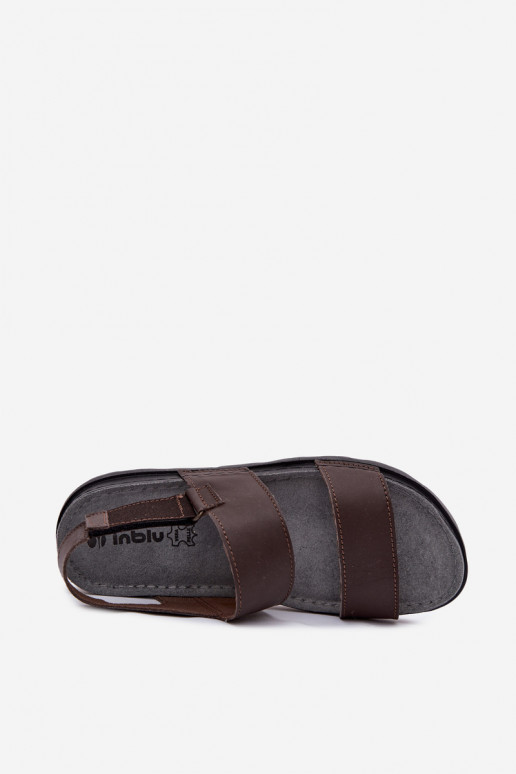 Sandales brun foncé pour hommes INBLU