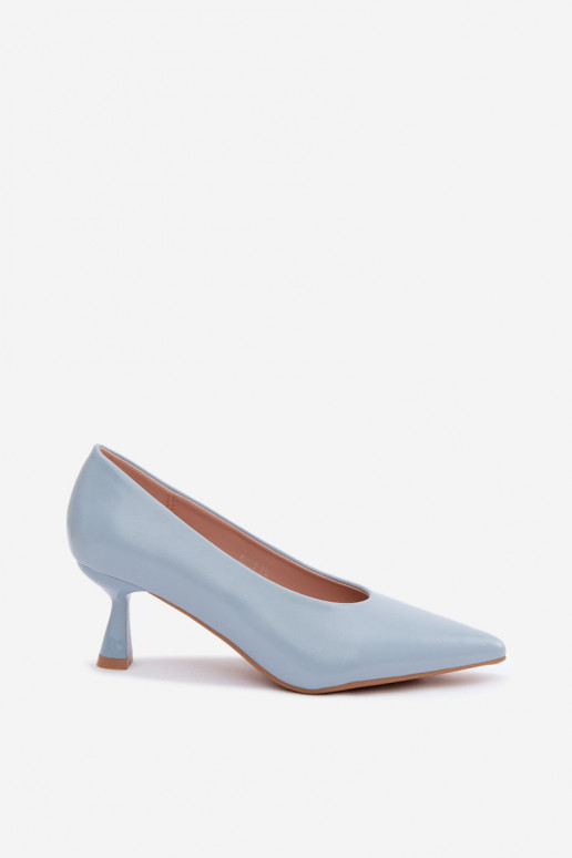 Spitze Schuhe mit Absätzen in Blau Silenta