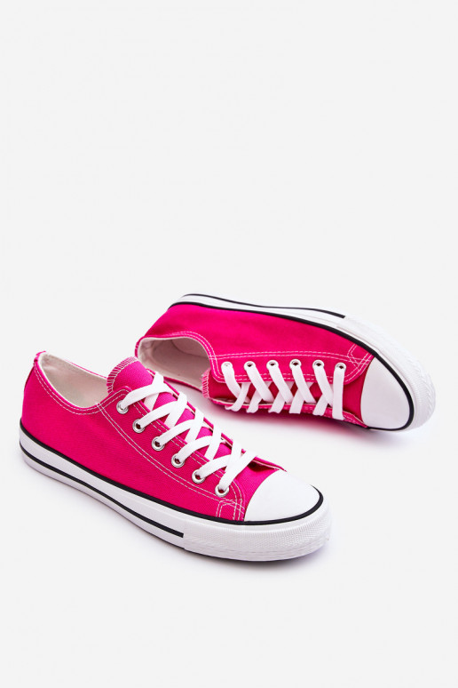 Baskets basses classiques pour femmes en rose Vegas