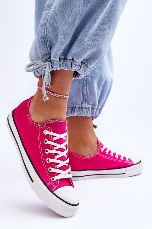 Klassieke lage dames sneakers in roze Vegas