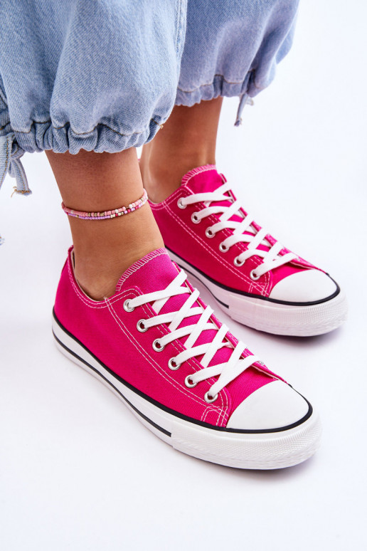 Klassieke lage dames sneakers in roze Vegas