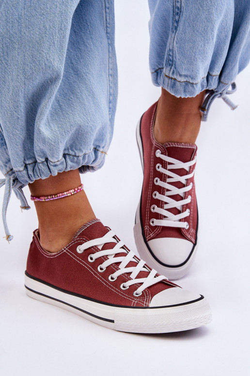 Baskets basses classiques pour femmes en marron Vegas