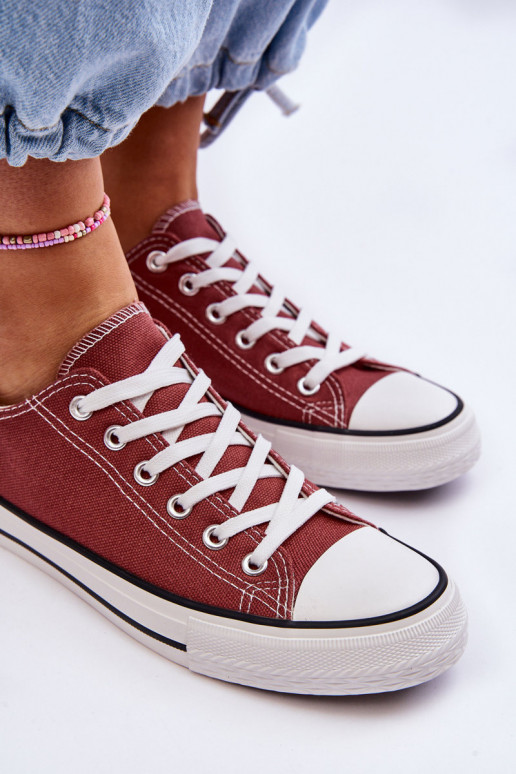 Baskets basses classiques pour femmes en marron Vegas
