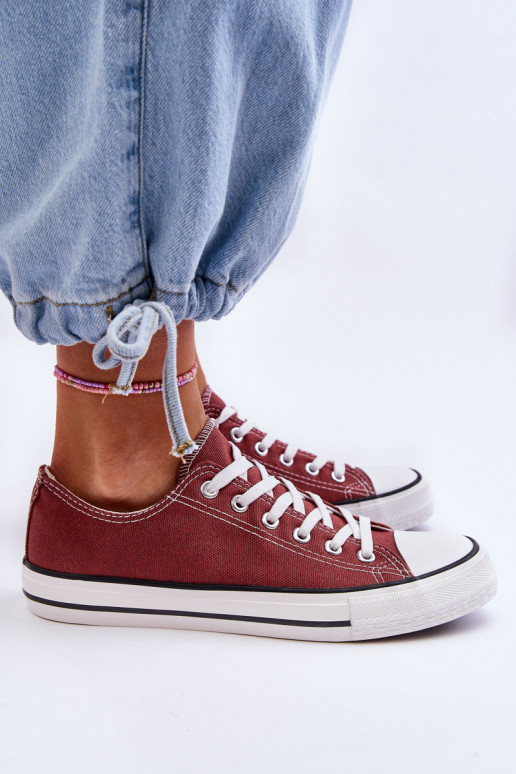 Klassische niedrige Damensneaker in Braun Vegas