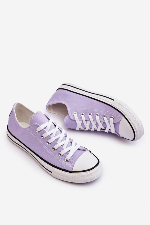 Klassische niedrige Damensneaker in Lila Vegas