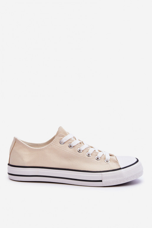 Klassische niedrige Damensneaker in Elfenbein Vegas