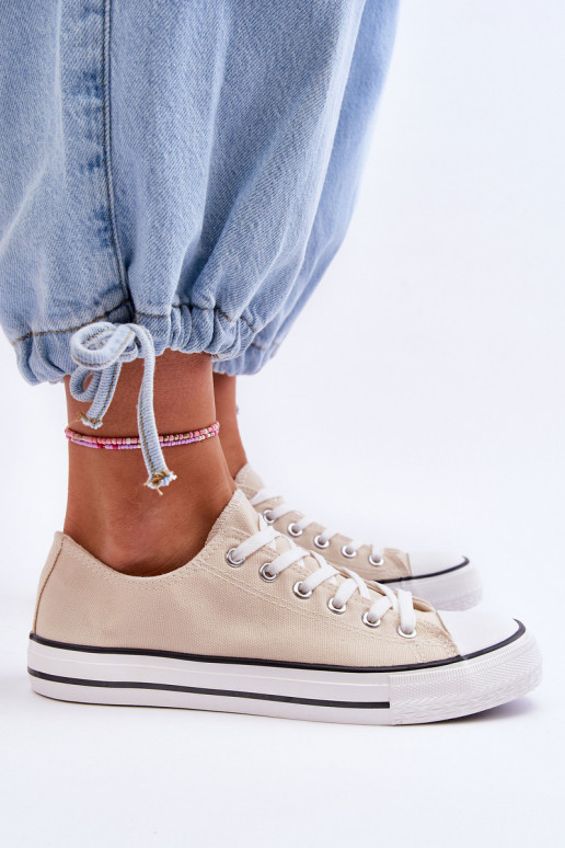 Baskets basses classiques pour femmes en ivoire Vegas