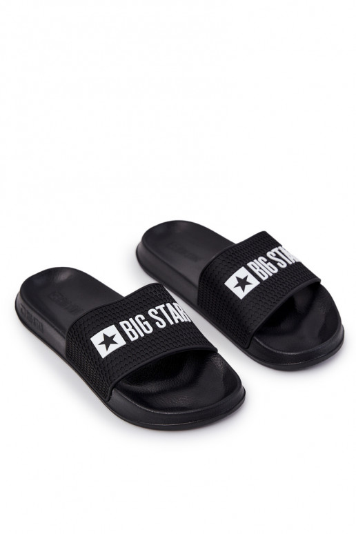 Heren slippers Big Star JJ174505 zwarte