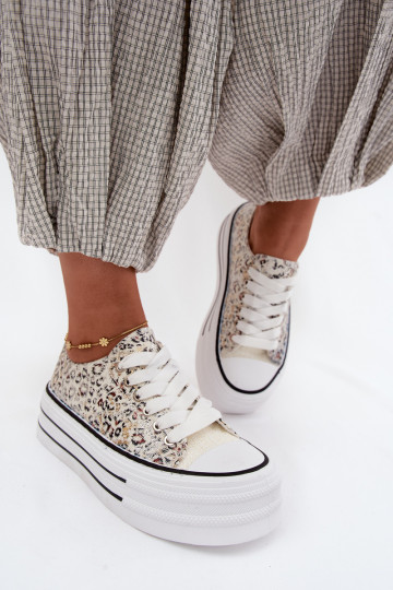 À motifs Chaussures de loisirs avec une plateforme Couleurs différentes Stilla