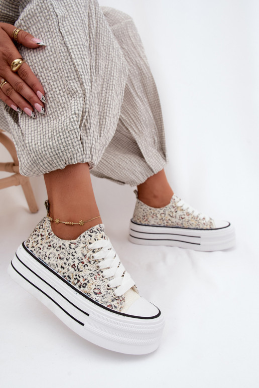 À motifs Chaussures de loisirs avec une plateforme Couleurs différentes Stilla