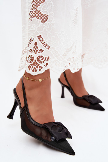 Gaas sandalen met ornamenten met hakken Typu Klepsydra zInart Jasmina 2