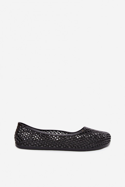 met elementen van opengeInerkt Rubber Ballerinas gelijk aan zInart Bonnita
